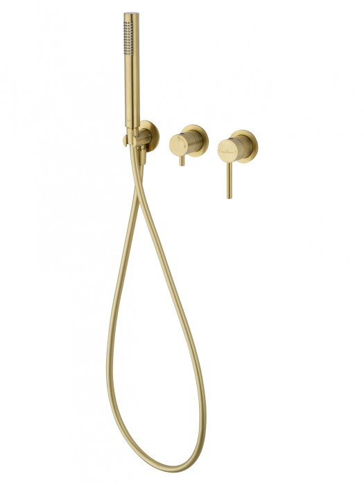 Смеситель для душевой системы встраиваемый, Wonzon &amp; Woghand Stick, WW-838017-BG цвет: золото