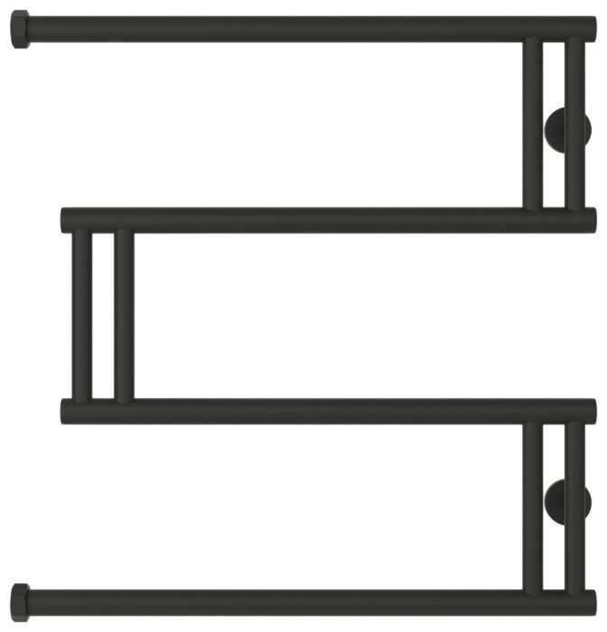 Сунержа Водяной полотенцесушитель 600x600, High-Tech+, 15-4050-6060 цвет: тёмный титан муар