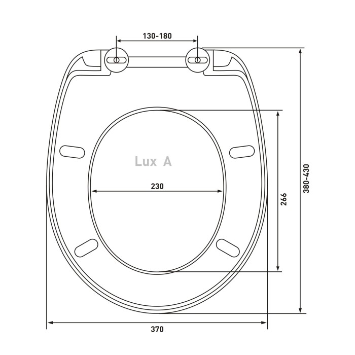 Сиденье для унитаза Berges Lux A  арт. 010601