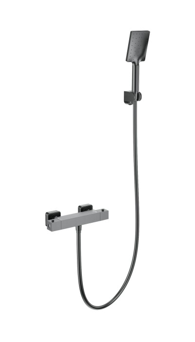 Смеситель для душа с термостатом, Wonzon &amp; Woghand, WW-B2026-A-BGG цвет: графит
