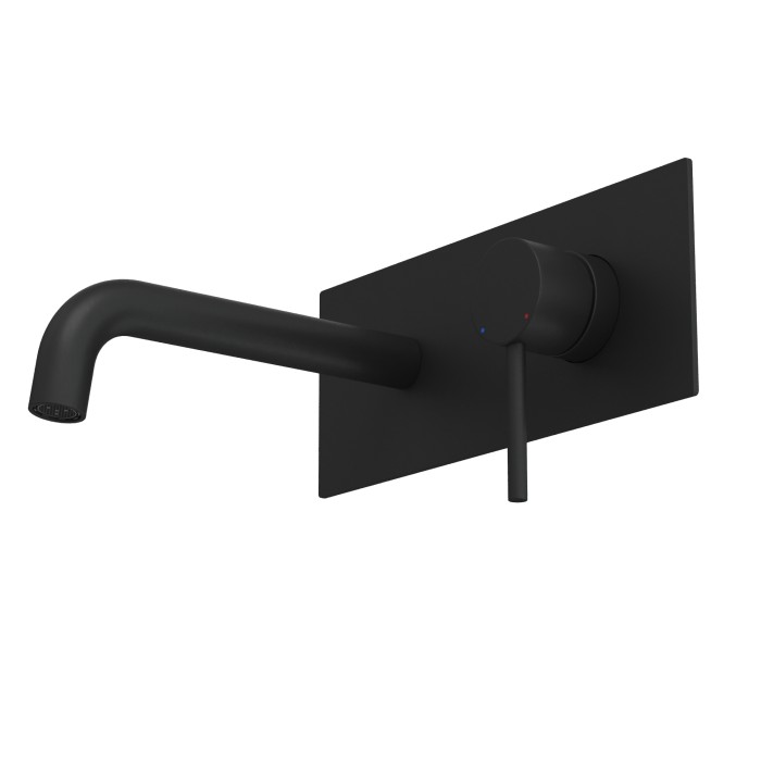 Смеситель для раковины, рычажный, BERGES Ventas, черный арт. 076010