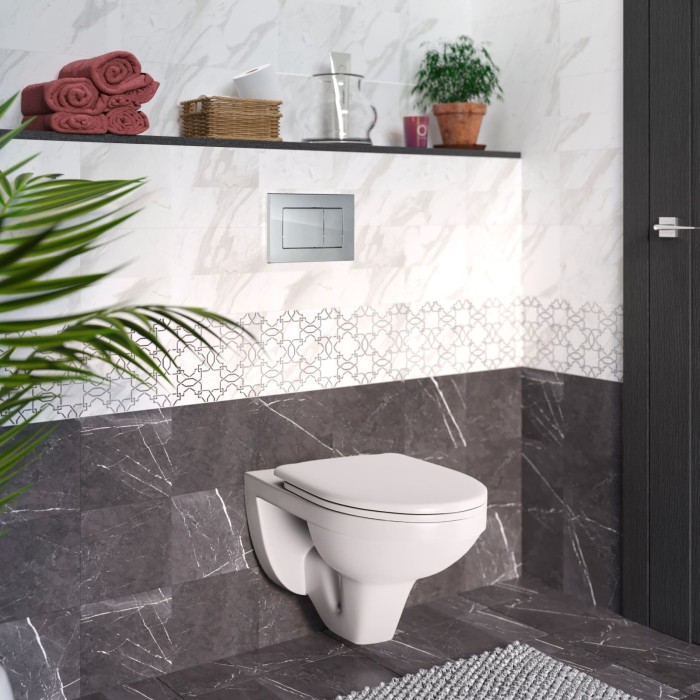 Инсталляция для подвесного унитаза хром, BERGES Атом арт. 040331