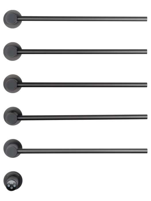 Полотенцесушитель электрический встраиваемый, Wonzon & Woghand Munchen, WW-A355-GM цвет: графит