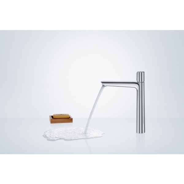 Смеситель для раковины со сливным гарнитуром, Hansgrohe Talis Select E, хром арт. 71752000