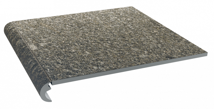 Ступень кортина черный фронтальная луна 30x32,5 Coliseum Gres Cortina арт. 620070000933