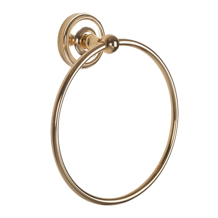 Полотенцедержатель "кольцо", подвесной 18см., Bristol золото, Tiffany World - TWBR015oro