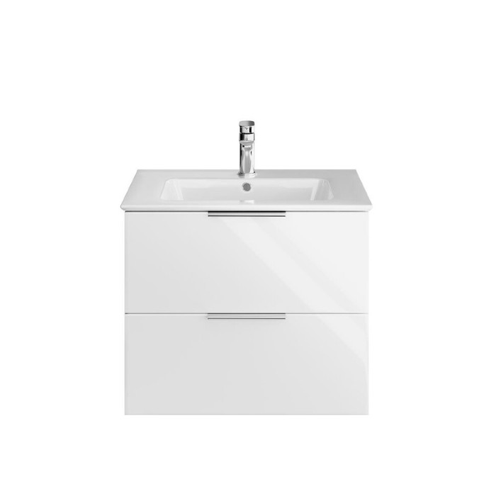 Тумба подвесная 65 см, 2 ящика, Piano forte Kerama Marazzi, белый - PI.F.65\WHT