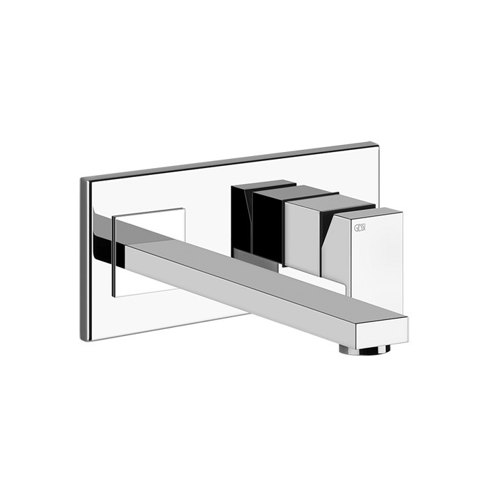 Встраиваемый однорычажный смеситель, излив 256мм, Gessi Rettangolo, хром арт. 44838#031