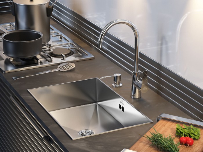 Смеситель для кухни  Paulmark HOLSTEIN, хром - Ho212065-CR