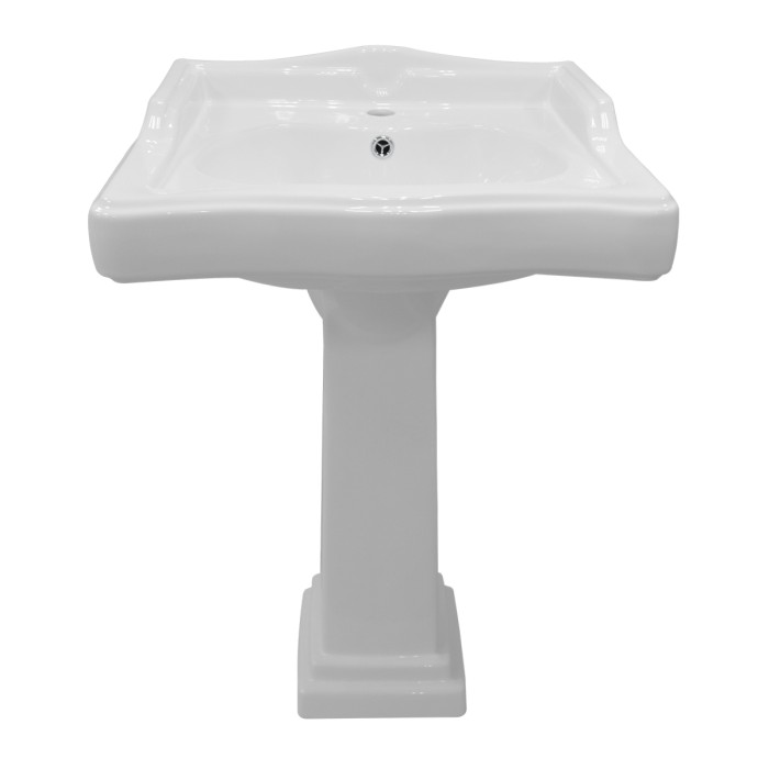 Раковина с пьедесталом LORETTI 620х520х900, Azario LORETTI - AZ-339P