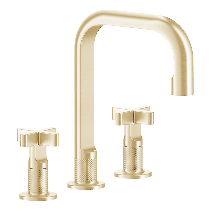 Смеситель для раковины на 3 отв., Gessi Inciso, золото арт. 58114#246