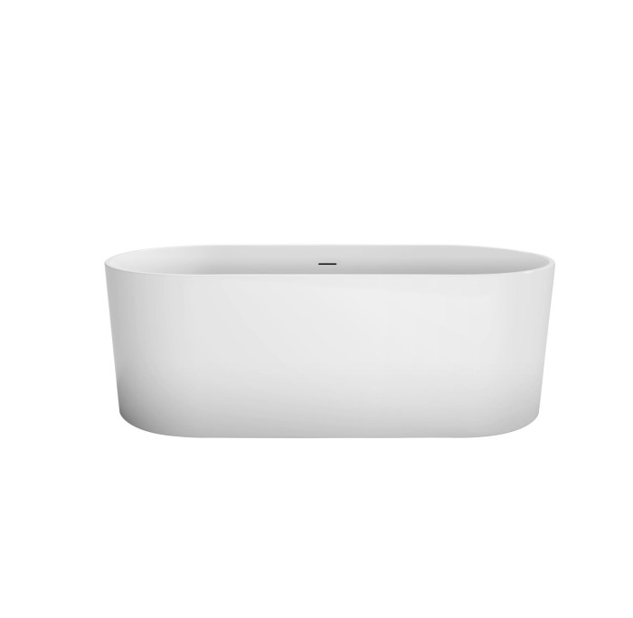 Акриловая ванна 170x79,9, отдельностоящая, овальная, BelBagno, белая арт. BB705-1700-800