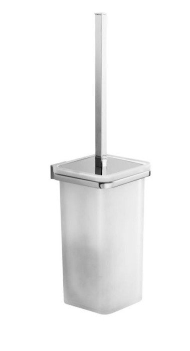 Настенный стеклянный ёрш Glamour Gedy, 5733/03(13) цвет: хром