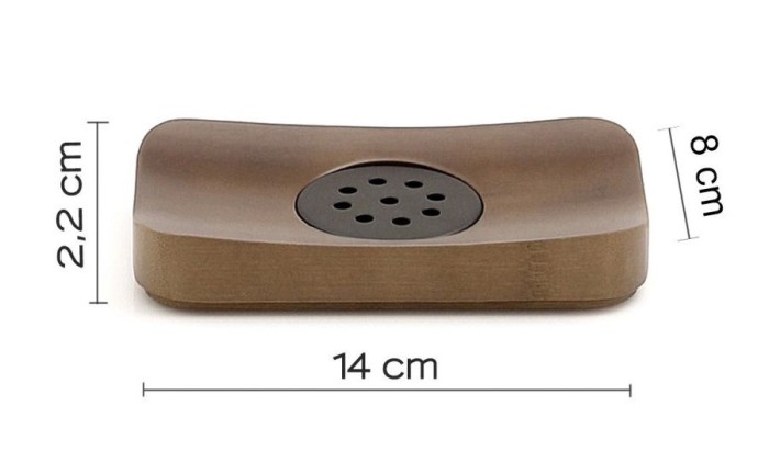 Настольная мыльница Dafne Gedy, 3911(30) цвет: черный