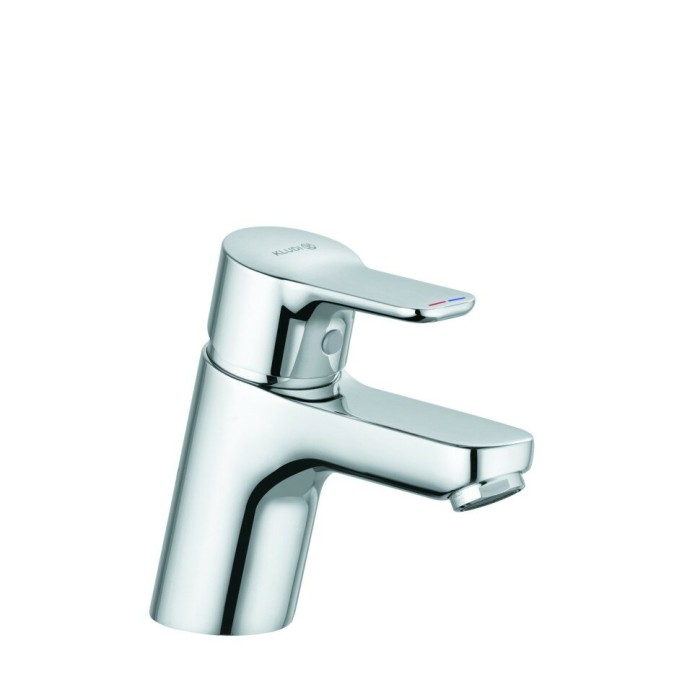 Однорычажный смеситель для раковины, без донного клапана, pure and easy Kludi, хром - 373870565