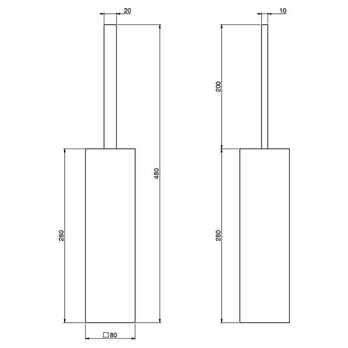Fima Carlo Frattini Туалетный ёршик, напольный, Accessori, F6026/3OR цвет: золото