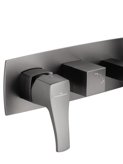 Смеситель для ванны встраиваемый, Wonzon & Woghand Flex, WW-88889072-BGM цвет: графит