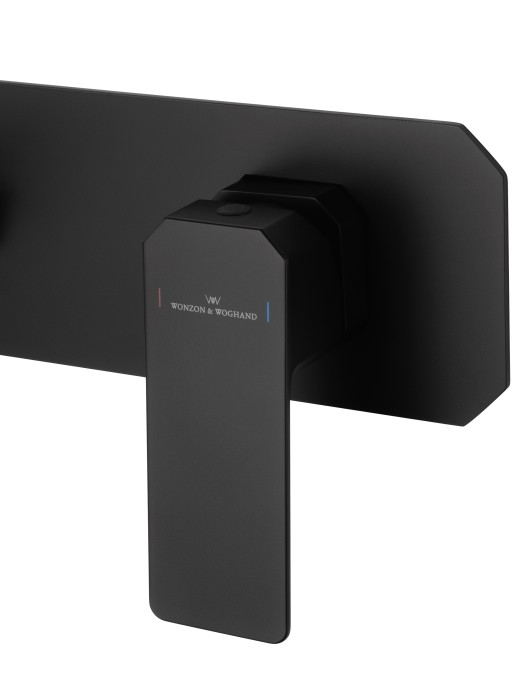 Смеситель для раковины встраиваемый, Wonzon & Woghand Diamond, WW-88869011-MB цвет: черный