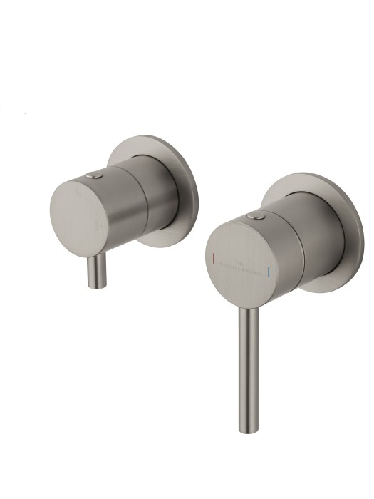 Смеситель для душевой системы встраиваемый, Wonzon & Woghand Stick, WW-838017-BN цвет: никель