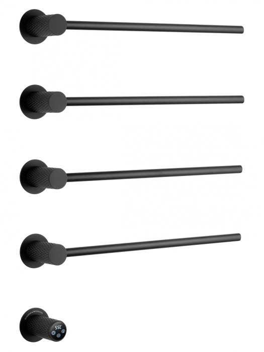 Полотенцесушитель электрический встраиваемый, Wonzon &amp; Woghand Munchen, WW-A354-MB цвет: черный