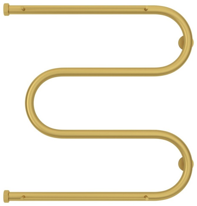 Сунержа Водяной полотенцесушитель 600x600, М-образный, 032-4008-6060 цвет: матовое золото