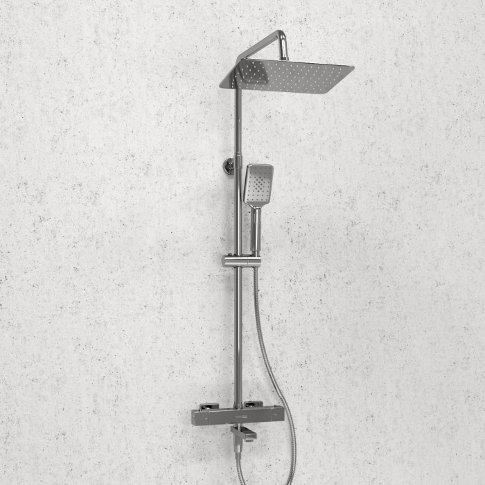 Душевая система с термостатическим смесителем WasserKRAFT арт. A199.069.126.010.CH Thermo