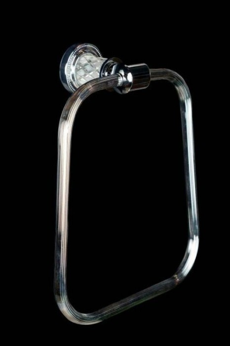 Кольцо для полотенец, Murano cristal, Boheme 10905-CRST-CH