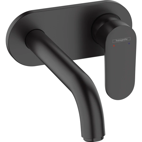 Смеситель для раковины скрытого монтажа, настенный, Hansgrohe Vernis Blend, черный арт. 71576670