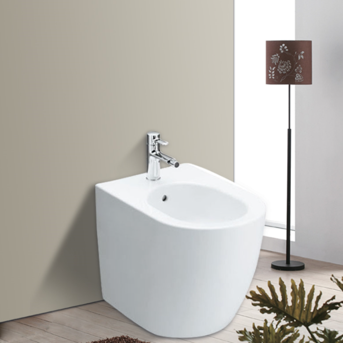 Биде напольное, NC/R TOTO, BW761B цвет: белый