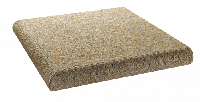 Ступень кортина беж угловая луна 32,5x32,5 Coliseum Gres Cortina арт. 620070000934