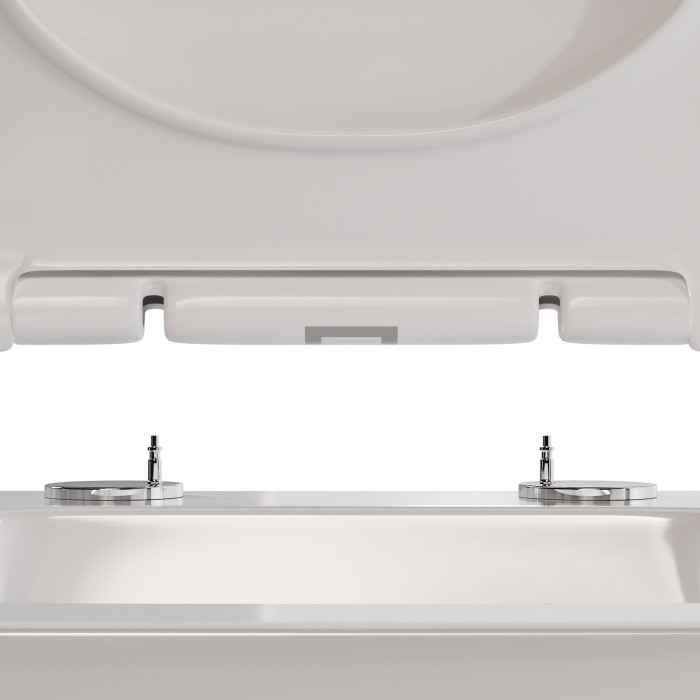 Унитаз подвесной 52 см, сиденье дюропласт, микролифт, быстросьем, Berges Sigma арт. 082254