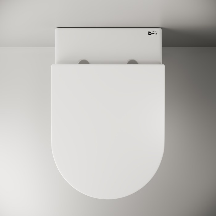 Унитаз с сиденьем Ceramicanova Trend, белый арт. 114010