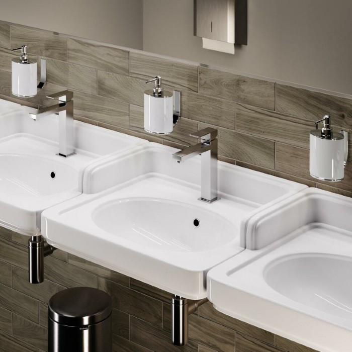 Раковина подвесная 60x50см, Pompei Kerama Marazzi, белый - PO.wb.60