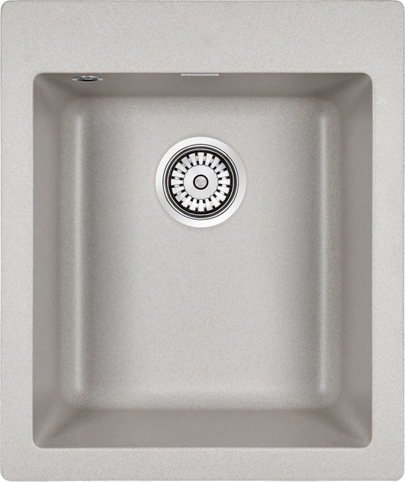 Мойка для кухни гранит 415х490 Paulmark KANTE 40, серый - PM104249-GR