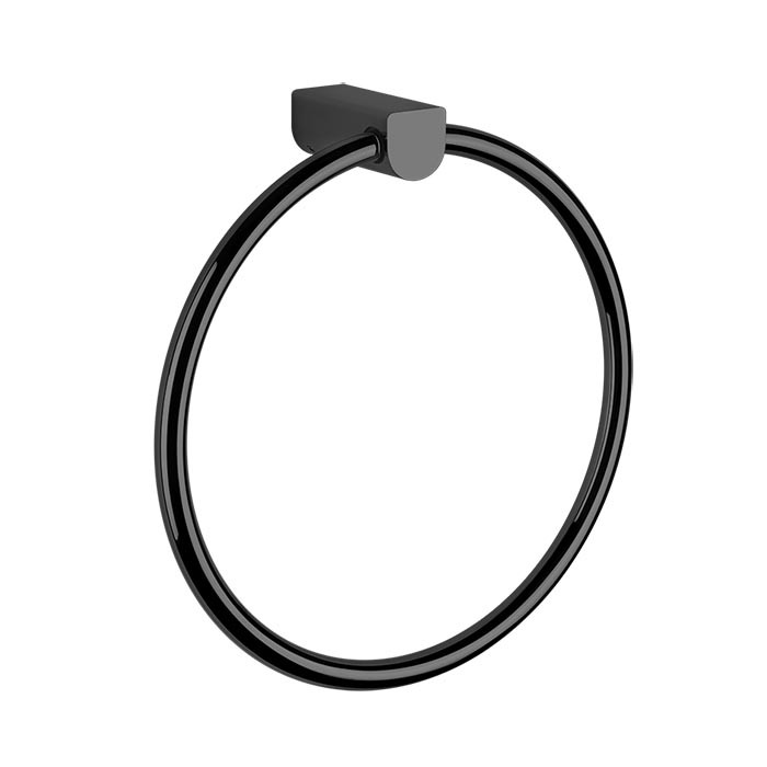 Полотенцедержатель кольцевой, подвесной, Gessi Rilievo, nero xl арт. 59509#299