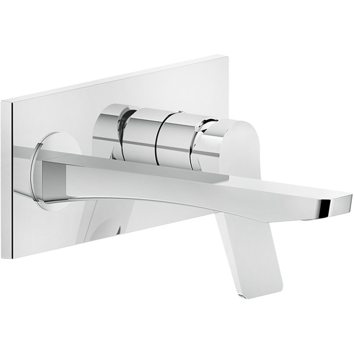 Встраиваемый смеситель для раковины с изливом 215мм, Gessi Rilievo, хром арт. 59089#031