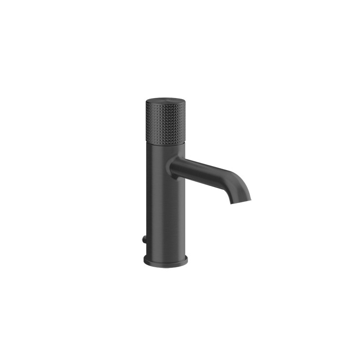 Смеситель для раковины, 1 отв., с донным клапаном, Gessi Habito Cesello, black metal pvd арт. 70401#706
