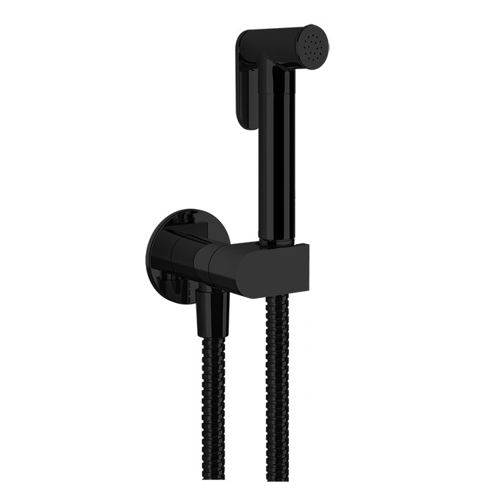 Гигиенический душ, шланг 125см, Gessi Origini, black xl арт. 45126#299
