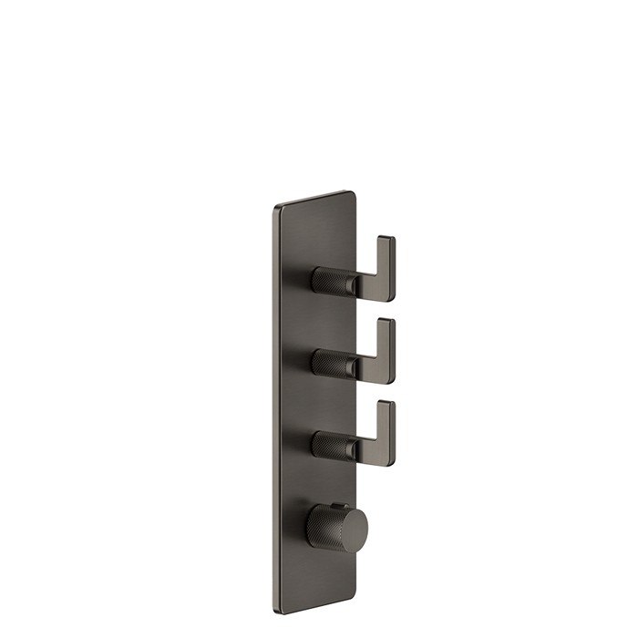 Смеситель для душа, встраиваемый, термостатический, резьба 3/4", Gessi Inciso, black xl арт. 58206#299