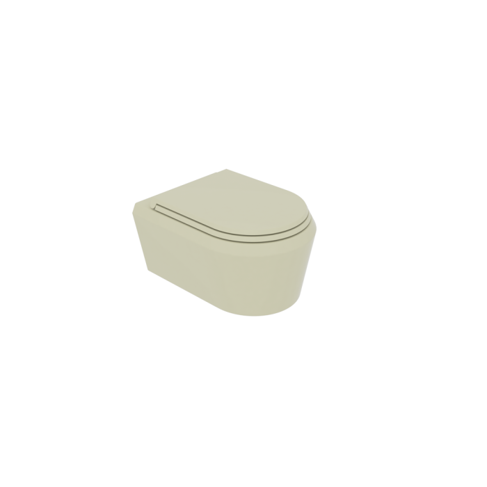 Чаша подвесного унитаза пергамон матовый, GSG Ceramic Design Cruise, CRWCSO015