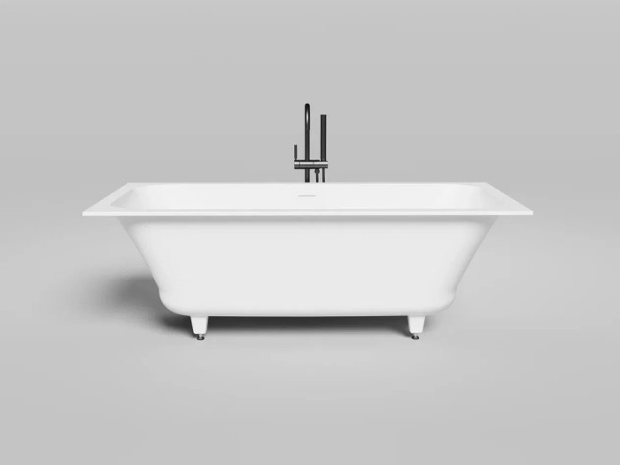 Ванна встраиваемая 170x75, глянцевая, Salini ORLANDA AXIS KIT арт. 103313G