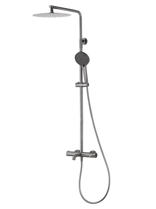 Душевая система, Wonzon &amp; Woghand Stick, WW-88739017-BGM цвет: графит