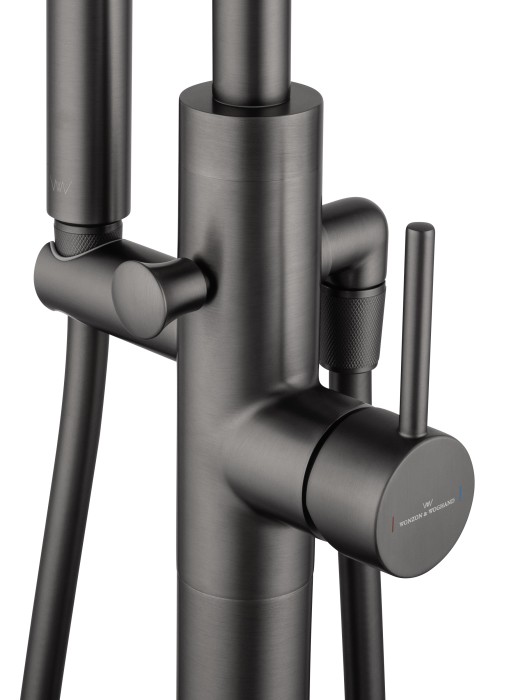 Смеситель для ванны напольного монтажа, Wonzon & Woghand Stick, WW-88649017-BGM цвет: графит
