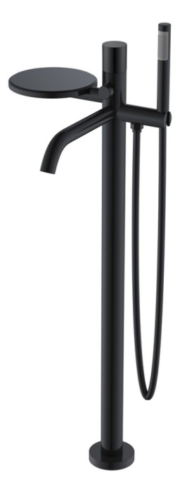 Смеситель напольный black touch black, Boheme Stick - 129-BB.2