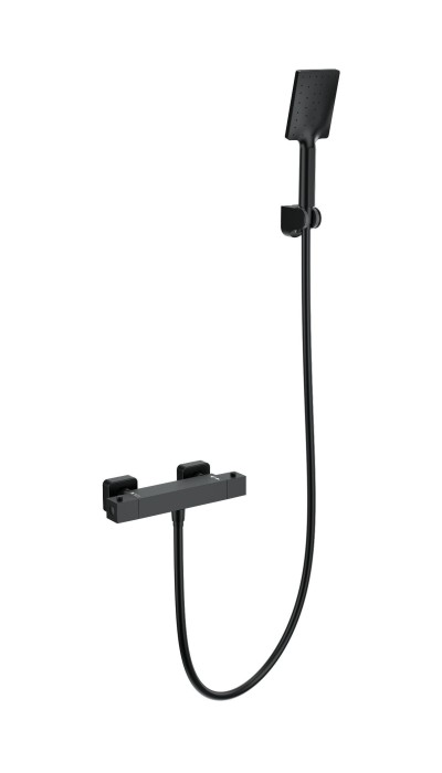 Смеситель для душа с термостатом, Wonzon &amp; Woghand, WW-B2026-A-MB цвет: черный