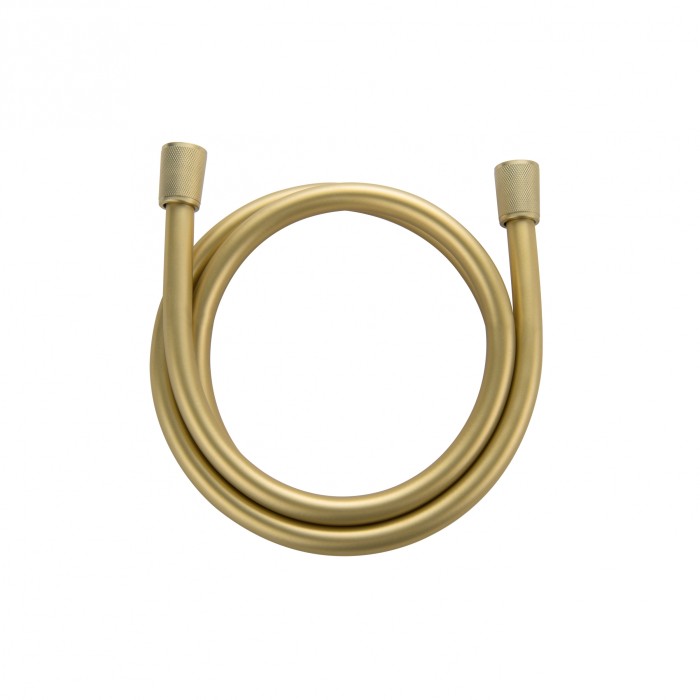 Шланг для душа в силиконовой оплётке 1000 мм, Wonzon &amp; Woghand, WW-RG01-1000-BG цвет: золото