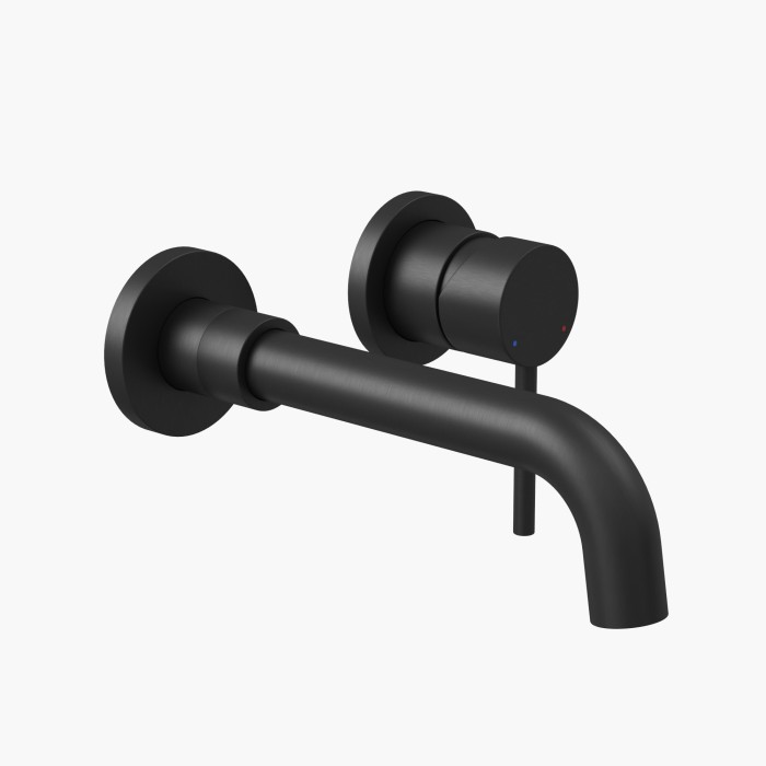 Смеситель для раковины, рычажный, BERGES Ventas, черный арт. 076012