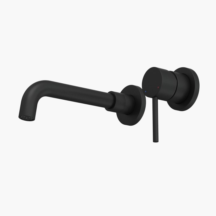 Смеситель для раковины, рычажный, BERGES Ventas, черный арт. 076012