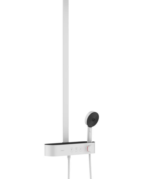Душевая система с термостатом Pulsify S Hansgrohe, белый арт. 24241700