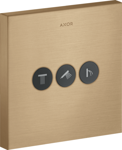 Переключатель потоков ShowerSelect Axor, шлифованная бронза арт. 36717140